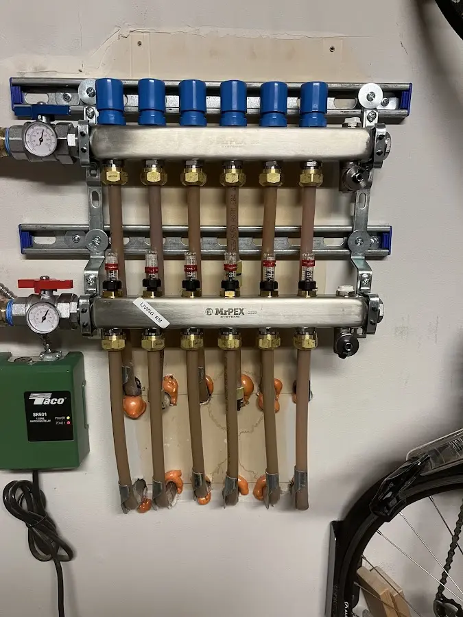 Plumber performing Gas Leak Detection at a residential property in Mount Hope