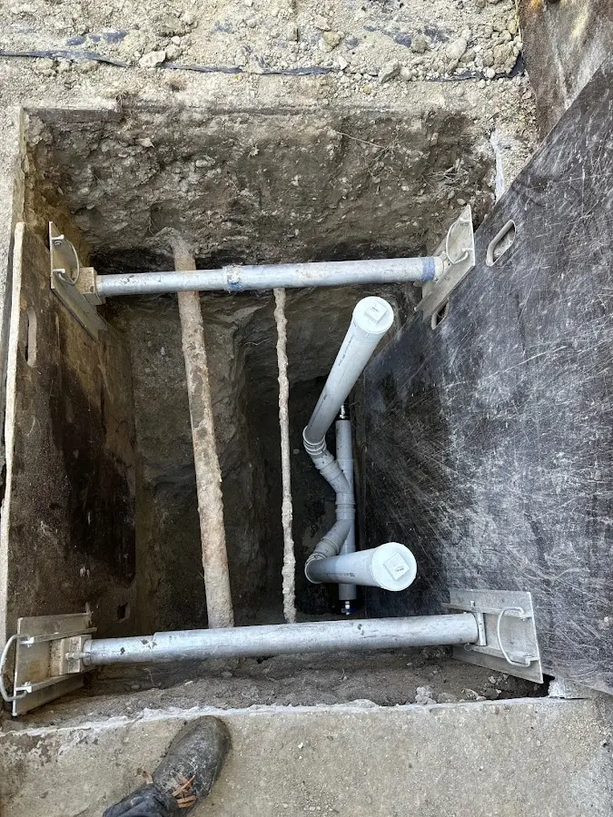 Experienced plumber completing Gas Line Repair work in Mount Hope